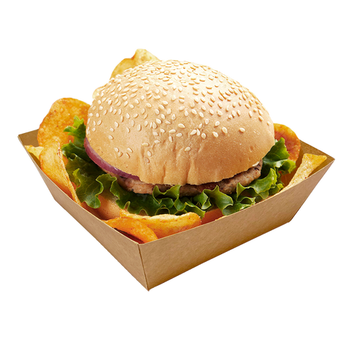 Simply Kraft Standard Burger/Chip Tray