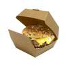 Simply Kraft Standard Clam Shell Burger Box