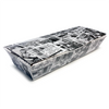 Retro Newsprint Large Lidded Tray