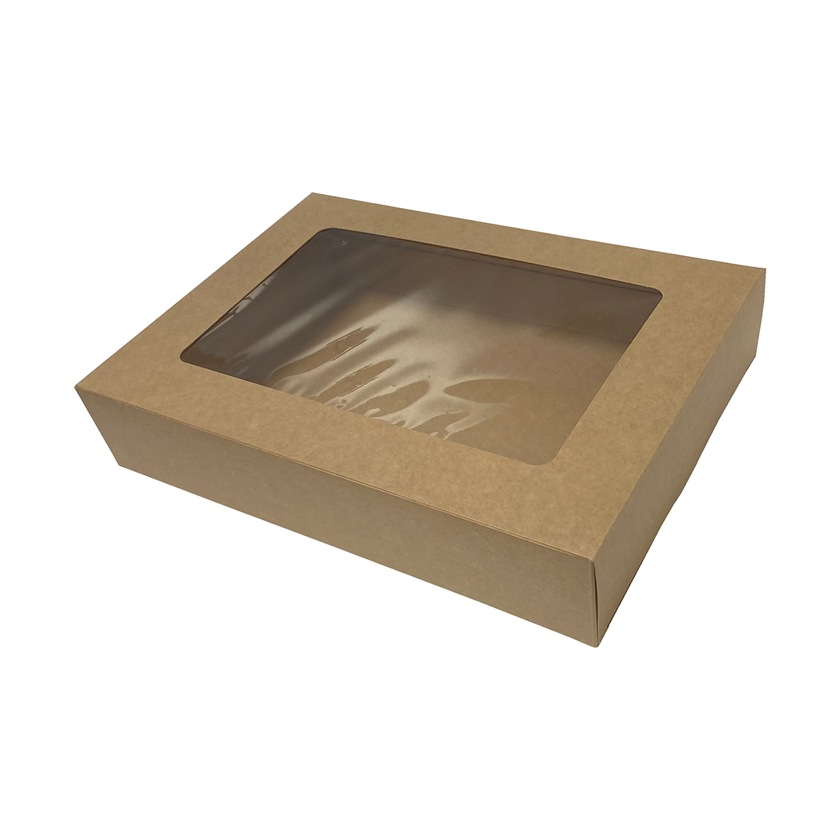 Simply Kraft Platter Medium Box Window