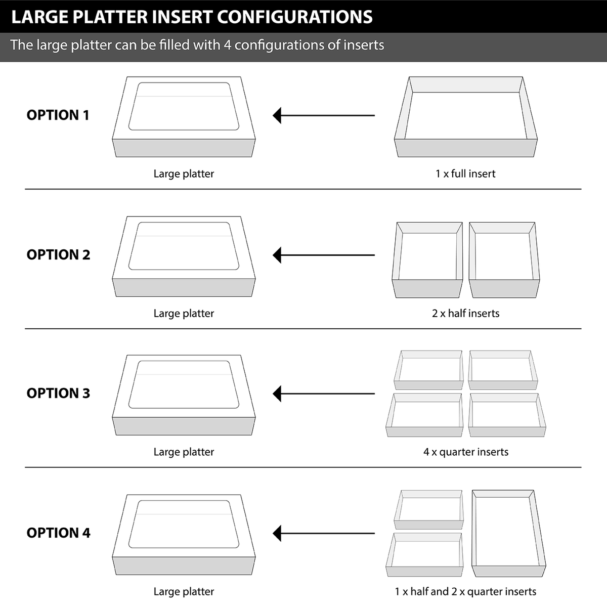 Simply Kraft Large Platter Box